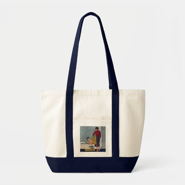 Tote Bag Scaphandre dans le baquet (Devant)