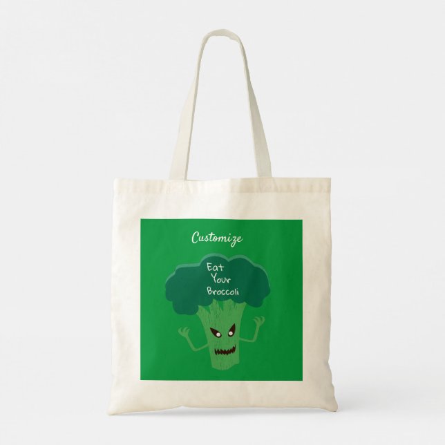 Tote Bag Scary Broccoli Thunder_Cove (Dos)