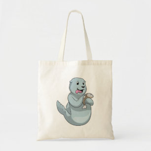 Tote Bag Sceau avec poisson