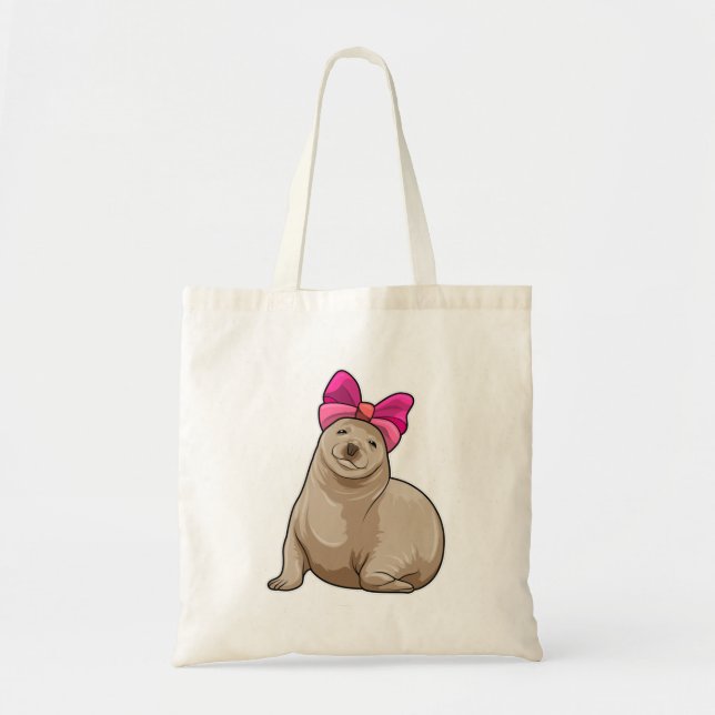 Tote Bag Sceau avec ruban (Devant)