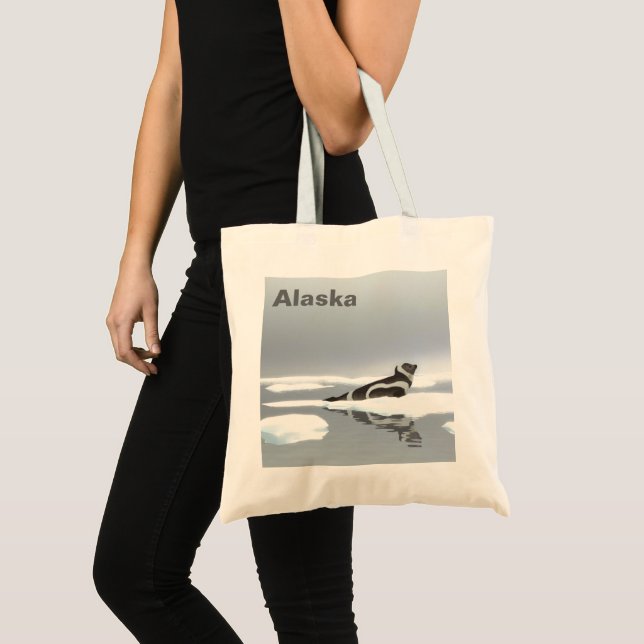 Tote Bag Sceau De Ruban Sur Glace (Devant (produit))