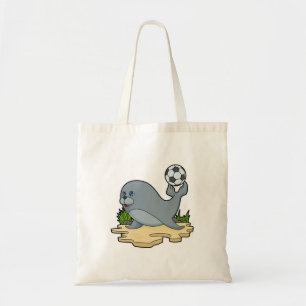 Tote Bag Sceller comme joueur de football avec Soccer