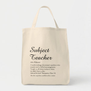 Tote Bag Scénario d'appréciation de la définition de l'ense
