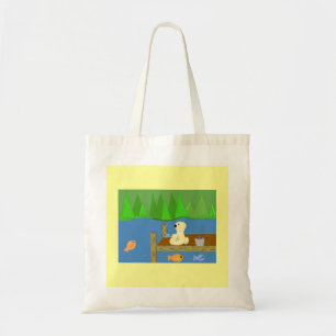 Tote Bag Scène de pêche