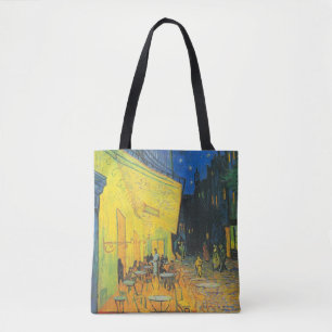 Tote Bag Scène de rue française du café-terrasse de Van Gog