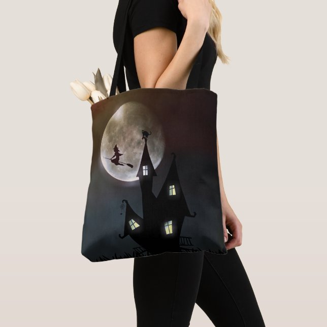 Tote Bag Scène d'Halloween (De près)