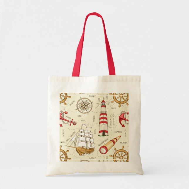 Tote Bag Scène d'océan (Devant)
