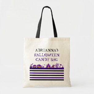 Tote Bag Scène effrayante amusante et festive - Bonbons per