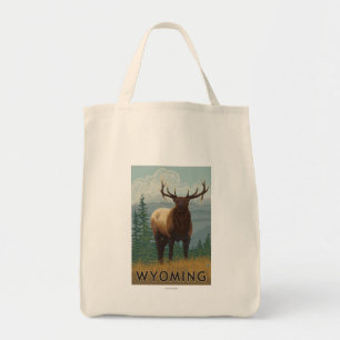 Tote Bag Scène ElkWyoming