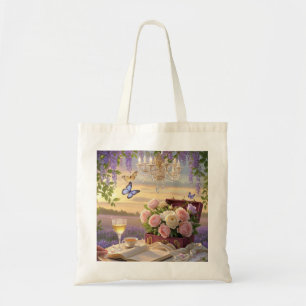 Tote Bag Scène rêvée et douce d'une somptueuse, Florale