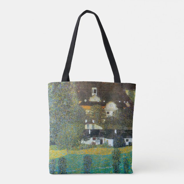Tote Bag Schloss Kammer sur l'Attersee II Par Gustav Klimt (Dos)