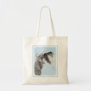 Tote Bag Schnauzer (Giant, Standard) Peinture - Chien Art