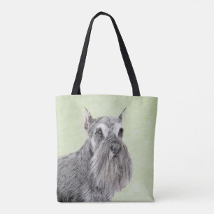 Tote Bag Schnauzer (Giant, Standard) Peinture - Chien Art