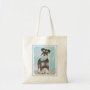 Tote Bag Schnauzer (Miniature) Peinture - Joli chien origin