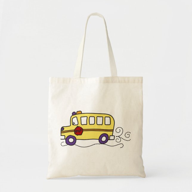 Tote Bag School Bus (Devant)