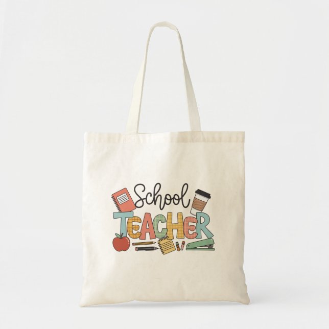 Tote Bag School Teacher Teaching Future Leaders Gifts (Devant)