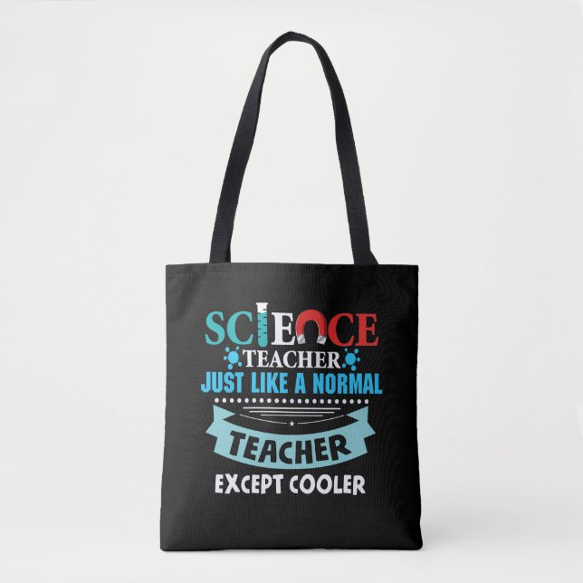 Tote Bag Science Enseignant Chimie Biologie Magnet Test Tub (Devant)