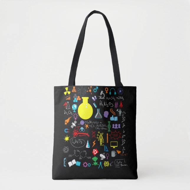 Tote Bag Science Physique Chimie Biologie Astronomie (Devant)