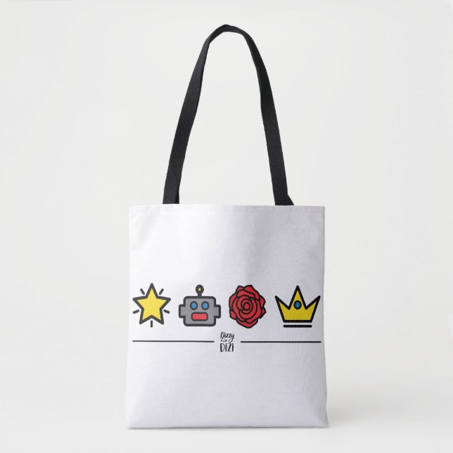 Tote Bag SCK Icône White Fourre-tout (Devant)