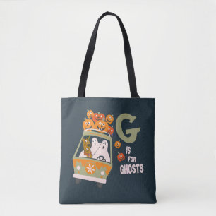 Tote Bag Scooby-Doo   G est pour Ghosts