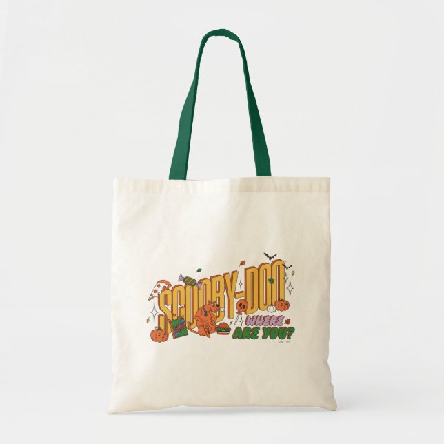 Tote Bag Scooby-Doo Halloween Snack Logo (Devant)