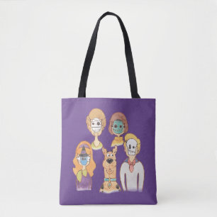 Tote Bag Scooby-Doo Nos masques Halloween