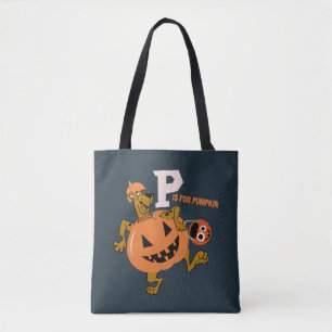 Tote Bag Scooby-Doo P est pour le Citrouille