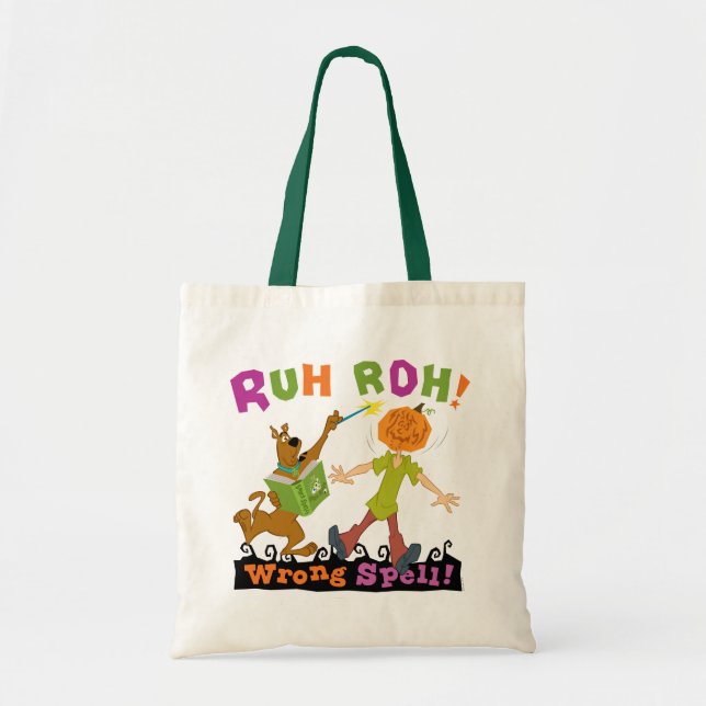Tote Bag Scooby-Doo | Ruh Roh ! Mauvais sort ! (Devant)