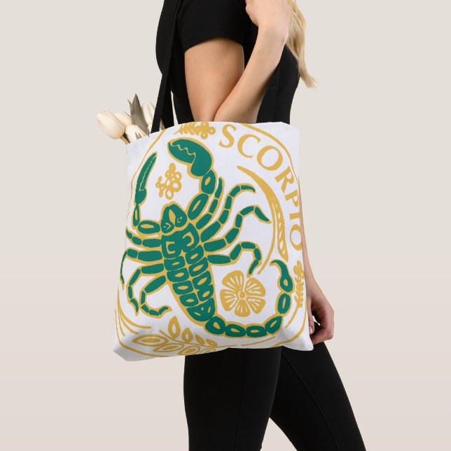 Tote Bag Scorpion du Zodiaque sur un (De près)