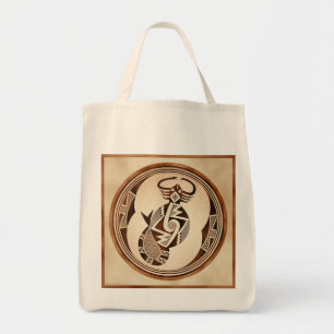 Tote Bag Scorpion-Serpent-Poisson de Mimbres