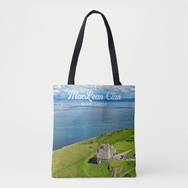 Tote Bag Scottish MacLean / MacLain Clan Duart Castle (Devant)