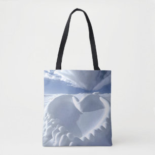 Tote Bag Sculpture Coeur neigeux