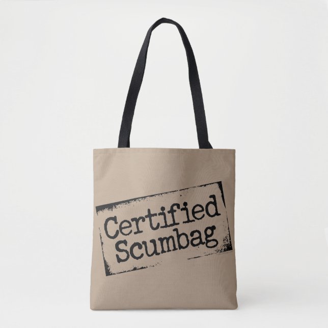 Tote Bag Scumbag certifié (Devant)
