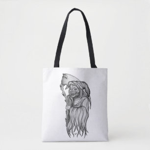 Tote Bag Scythe man - La Mort, Faucheuse Grim