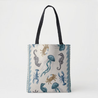 Tote Bag Sea Patterns Tasche