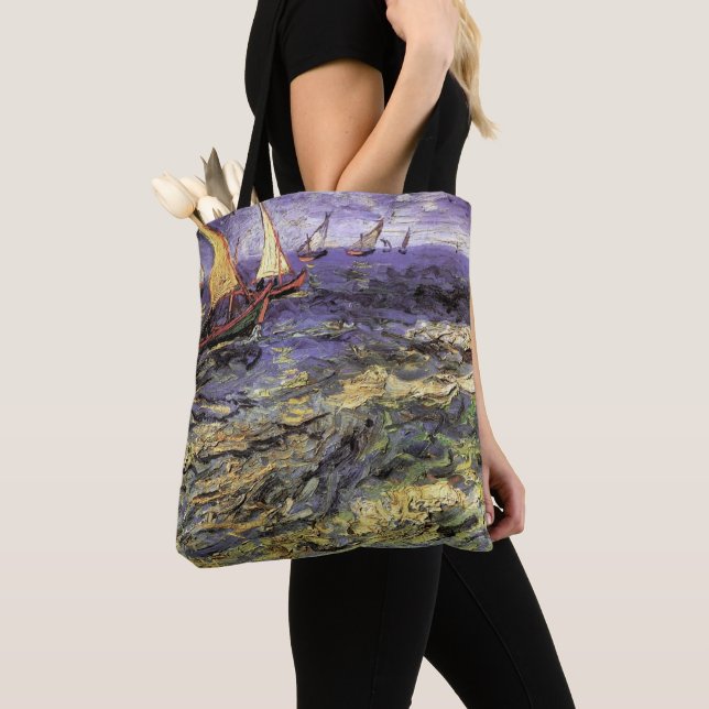 Tote Bag Seasons à Saintes Maries par Vincent van Gogh (De près)