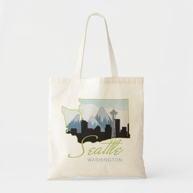 Tote Bag Seatle Washington (Devant)