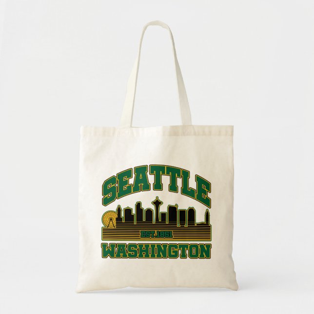 Tote Bag Seattle, Washington (Devant)