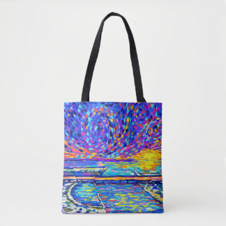 Tote Bag Sebastian Inlet Cotton Candy Sky