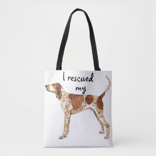 Tote Bag Secourir American English Coonhound