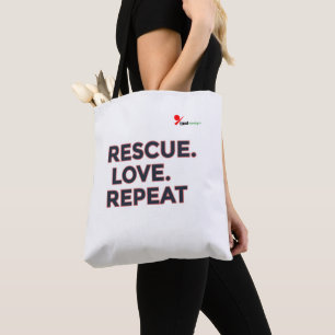 Tote Bag Secourt. Amour. Recommencer.   Amateurs d'animaux 