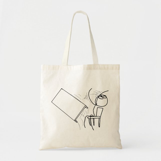 Tote Bag Secousse de Tableau renversant le visage Meme de (Devant)