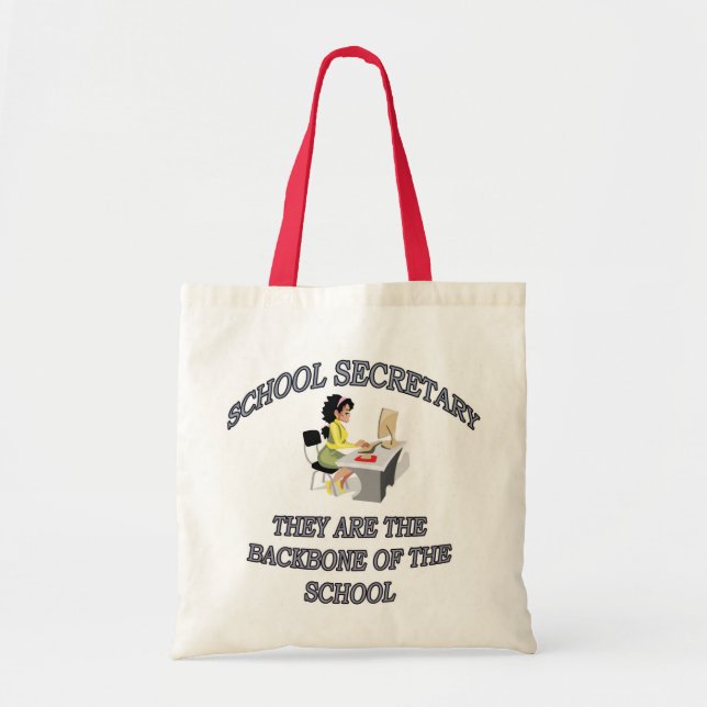 TOTE BAG SECRÉTAIRE D'ÉCOLE (Devant)
