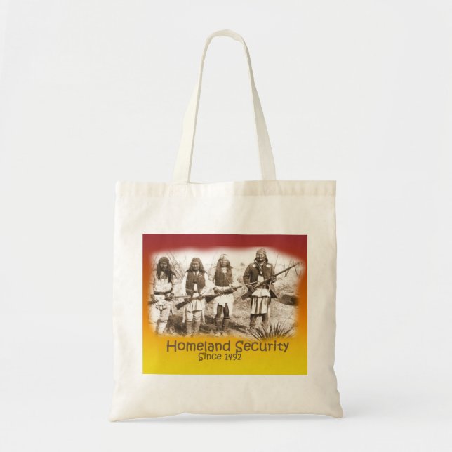 Tote Bag Sécurité de patrie Apache (Devant)