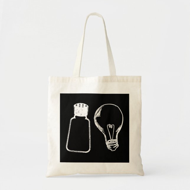 Tote Bag Sel & Lumière Be Ye Salt Bible Versets Matthieu 51 (Devant)