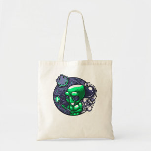 Tote Bag Selfie Alien pour un Enseignant Astronome Fan de l