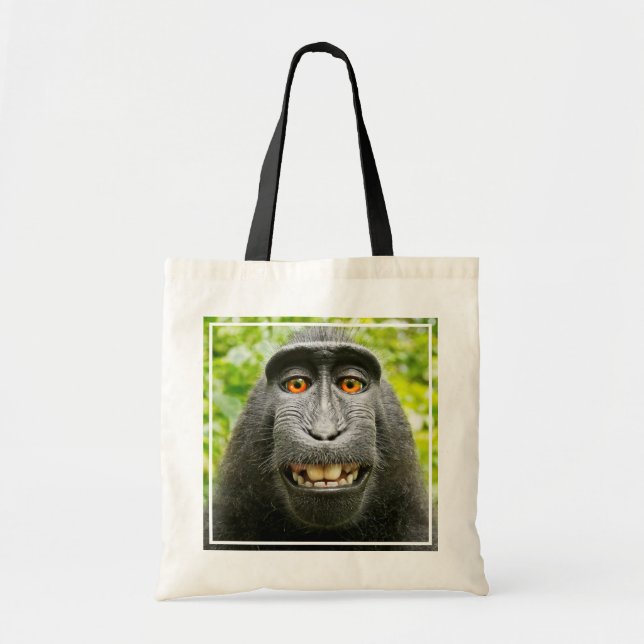 Tote Bag Selfie de singe (Devant)