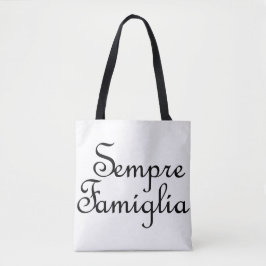 Tote Bag Sempre Famiglia - Italien - Toujours Famille