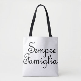 Tote Bag Sempre Famiglia - Italien - Toujours Famille