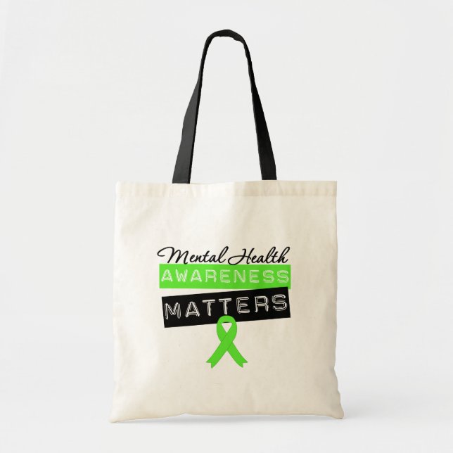 Tote Bag Sensibilisation à la santé mentale (Devant)